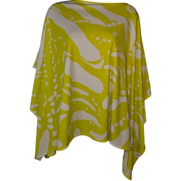 Alfani Sweaters - NWT Alfani Jagged Animal Printed Poncho
